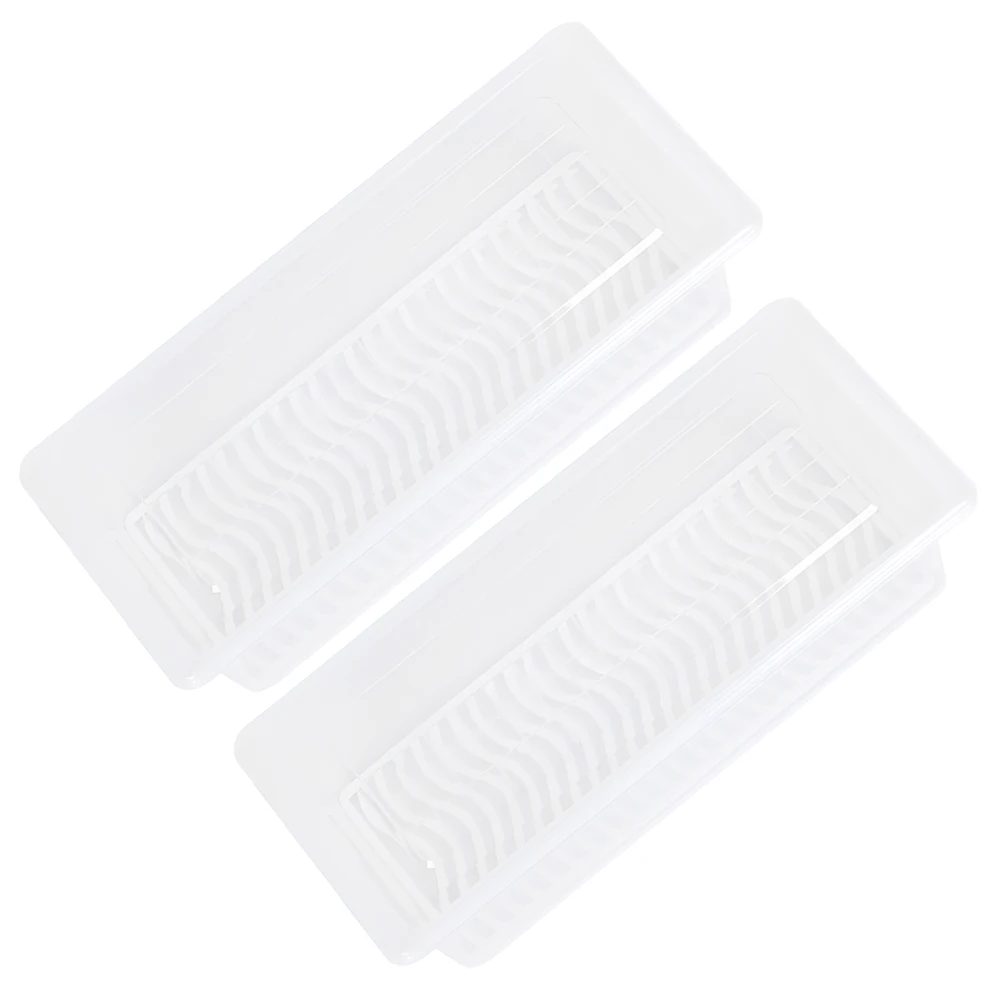 

2 Pcs Cheese Container Crisper Food Containers Storage for Detachable Fridge Organizer Kitchen Boxes