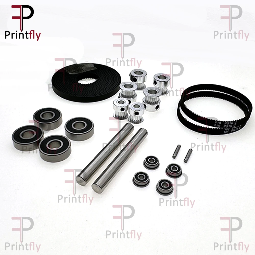 Printfly 3D printer Kevin Akasam Motion kit for GT2 2GT Timing Belt Pulley Bearing Driven Z for Ender 3/Pro/V2 CR10 i3 Creality