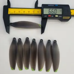 B6 8K FPV Brushless Drone Quadcopter Original Spare Part Propeller Blade Wing Maple Leaf Accessory 66mm x 17.5mm