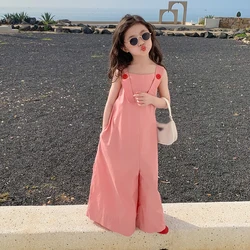 Girls Suspenders Jumpsuit Kids Overall Harem Pants Summer Girls Jumpsuit Children Bodysuit Romper Casual Outfits