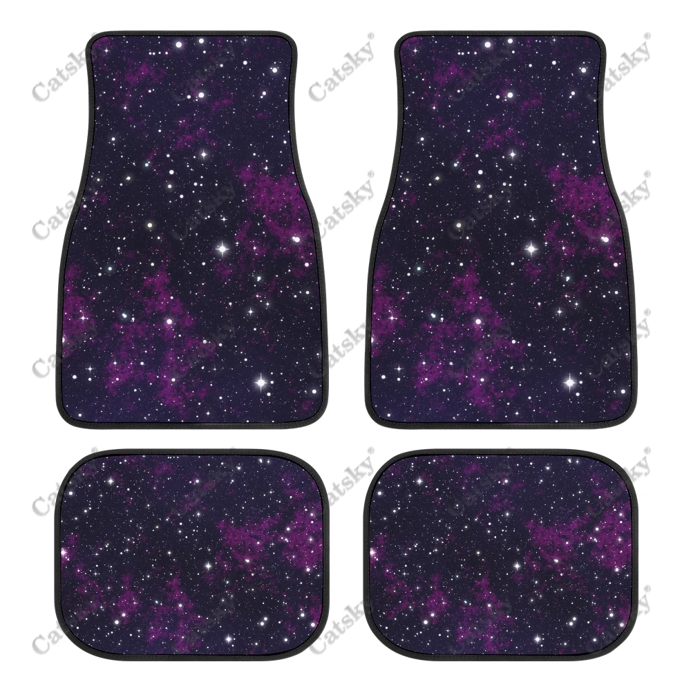 Artistic Space Car Floor Mat Vintage Carpet Anti-Slip Rubber Mat Pack of 4 Auto Accessiores for Car SUV Van