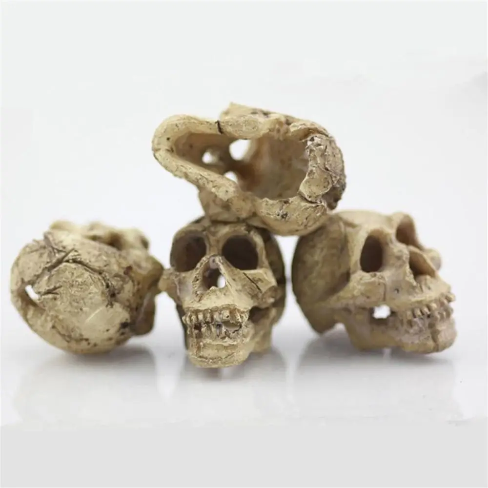 Resin Artificial Skull Bones Skull Design Fish Tank Decoration Aquarium Decor Decorative Landscaping Aquarium Landscape