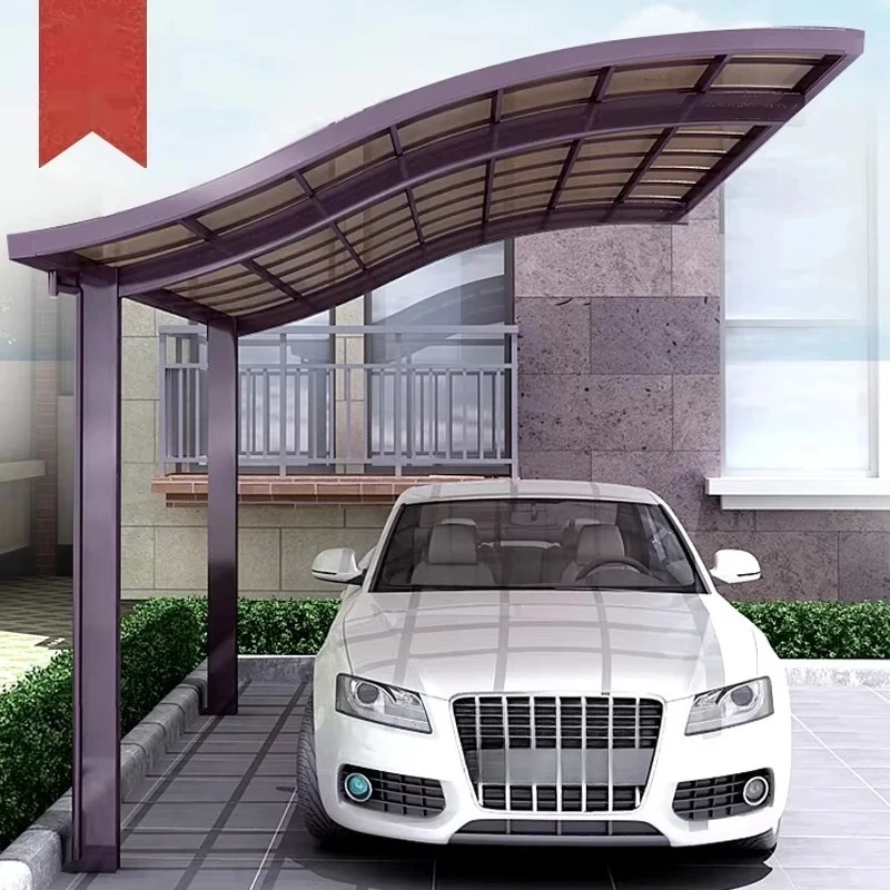Pavilion Carport Simple, Design Garden Garage Outdoor, Sunshade Mobile Solar, Installation Structure Design