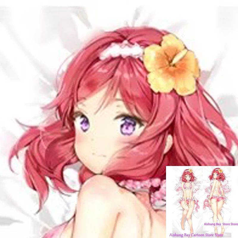 

Dakimakura Anime Pillow Cover Nishikino Maki Double Sided Print Life-size Body Decoration