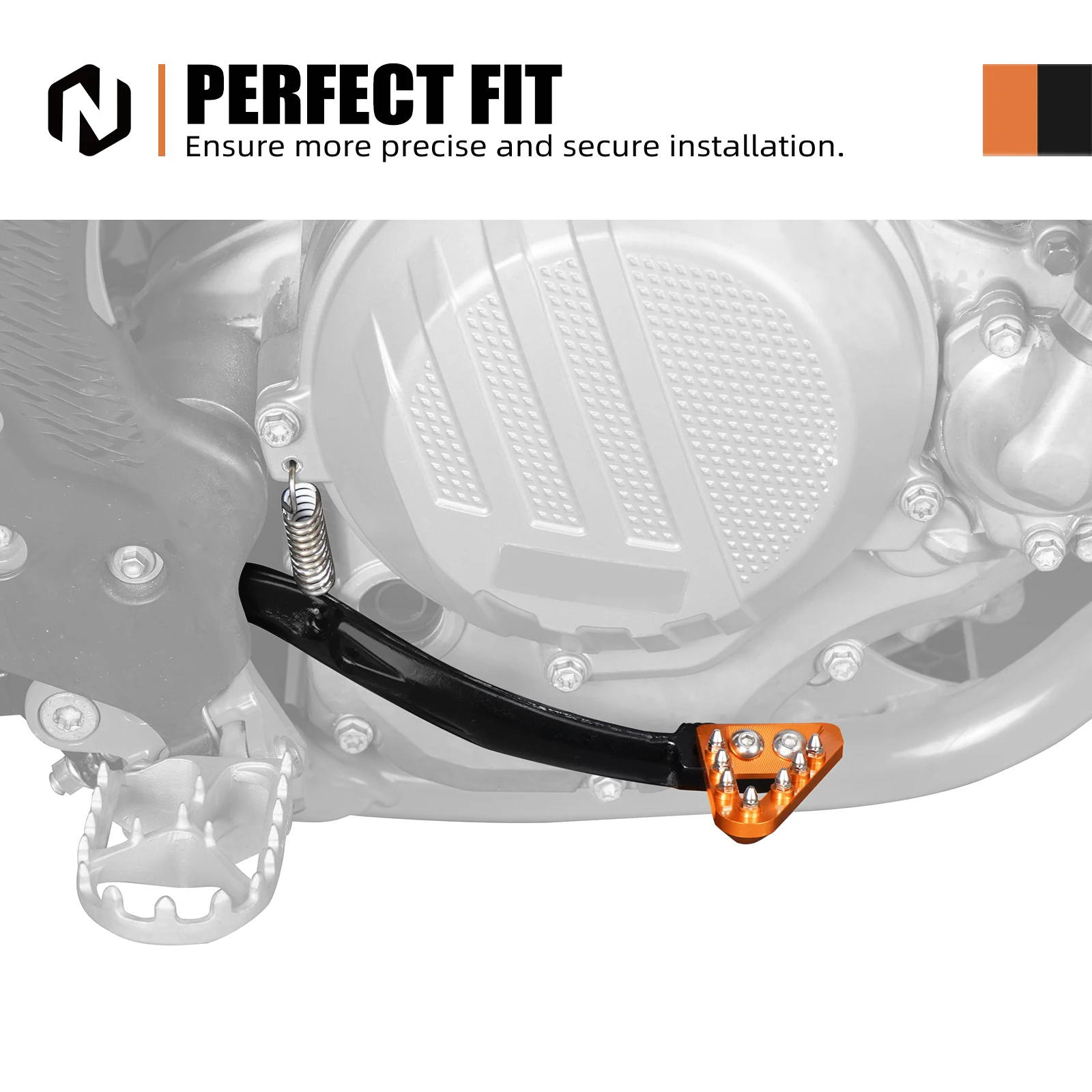 (EU-Lager) Für KTM EXC 300 EXCF 350 SX 125 SXF 450 XC XCW TPi 2017-2023 Einstellbarer Geschmiedeter Bremshebel Schalthebel – Detail 8