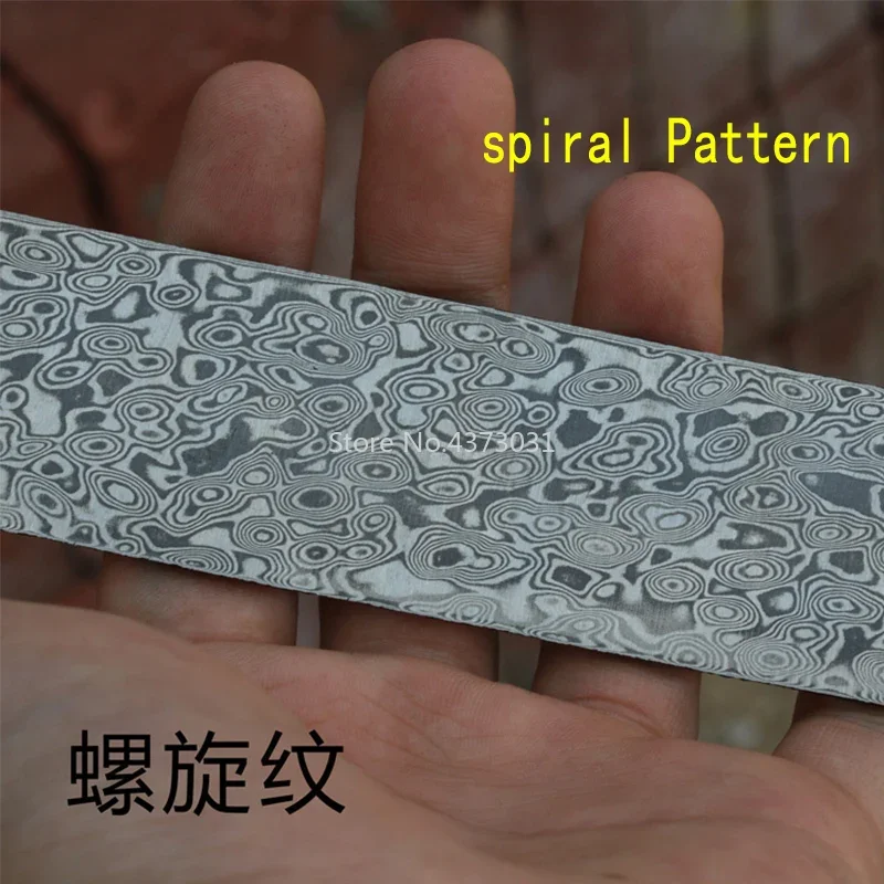 1piece Varied VG10 Sandwich Damascus steel for DIY knife Making steel material Knife blade blank Heat Treatment