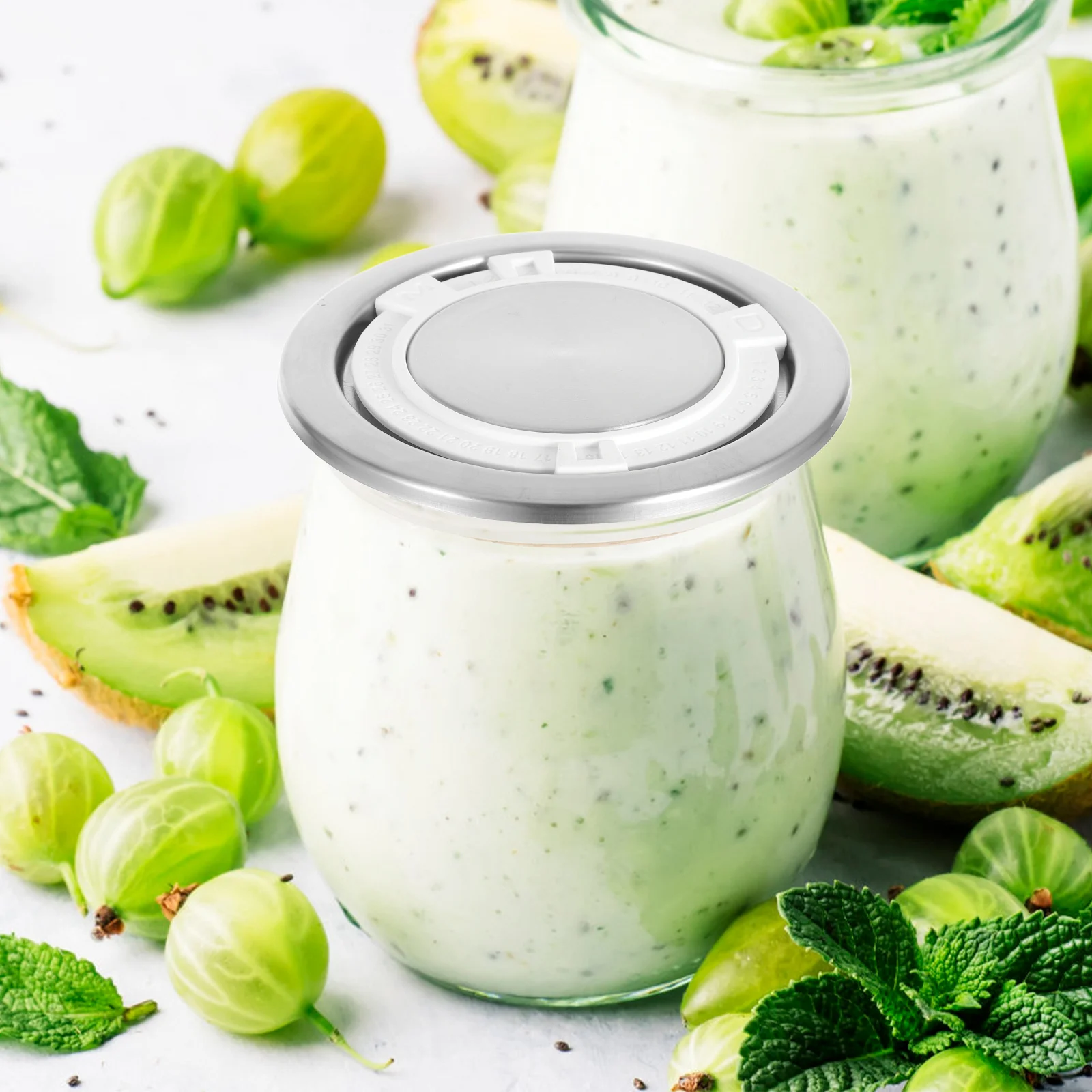 

Крышки с таймером для банок Mason с широким горлышком, герметичные многоразовые защитные крышки из нержавеющей стали, банки для хранения консервирования, крышки с широким горлышком