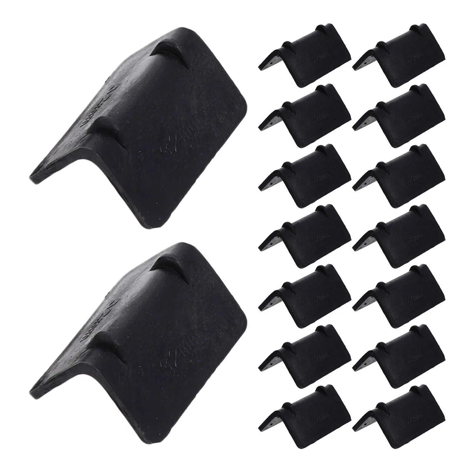 100Pcs Lightweight Plastic Corner Protector Reusable Load Protector for Cargo Edges Ratchet Tie Down Straps Pallet Shipping