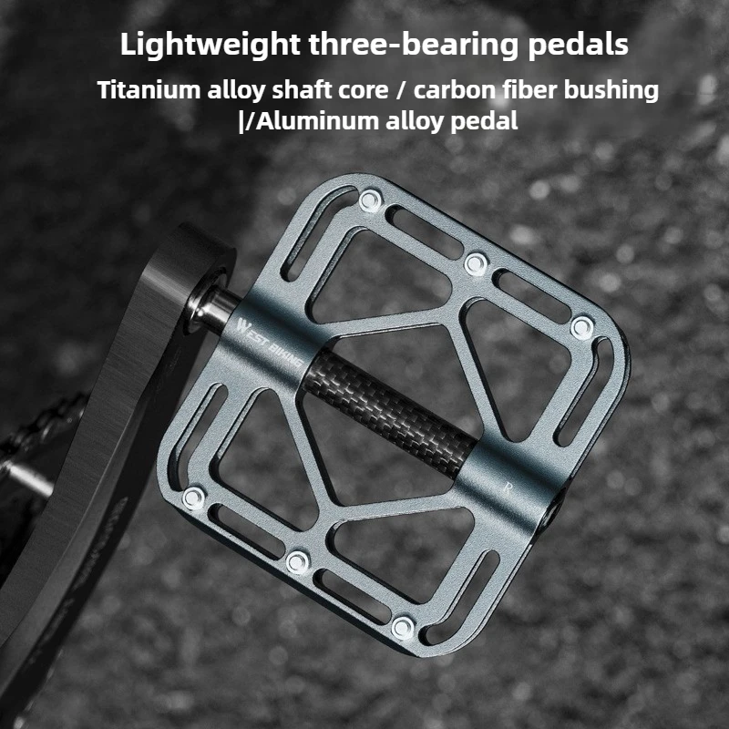 

Велосипедная педаль, вал из титанового сплава, легкая триперная педаль из углеродного волокна, алюминиевый сплав