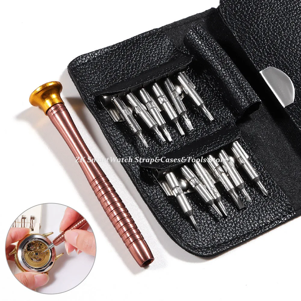 1Set Mini Multifunctional Precision Screwdriver 25 in 1 Electronic Device Opening Repair Tools Kit for Phone Camera Watch Tablet