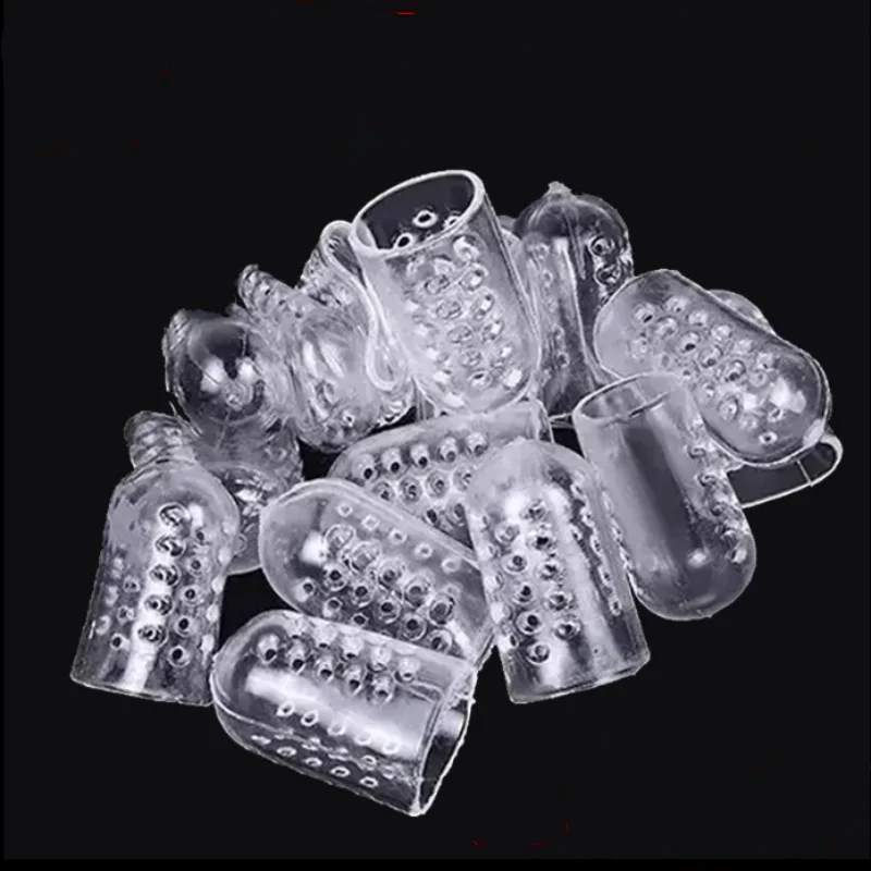 

Прозрачные защитные накладки на пальцы ног, дышащие, противотрение, для ухода за ногами, предотвращают мозоли, эластичные силиконовые колпачки для пальцев, 10/20 шт.