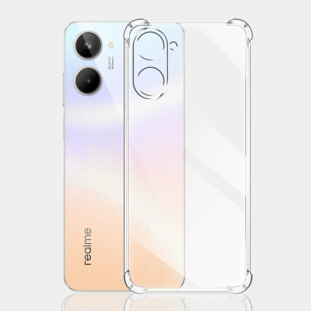 For Oppo Realme 10 4G Case Silicone Soft Shockproof Transparent Cover For Realme 10 4G Clear Phone Case For Realme10 Funda Coque