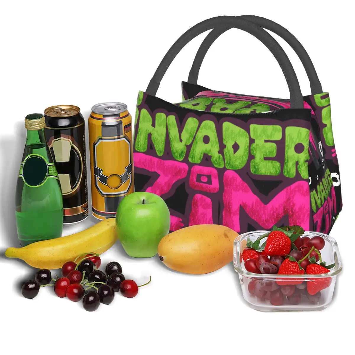 Sac isotherme portable Invader Zim, sac isotherme pour aliments, récipient Pinic pour bureau