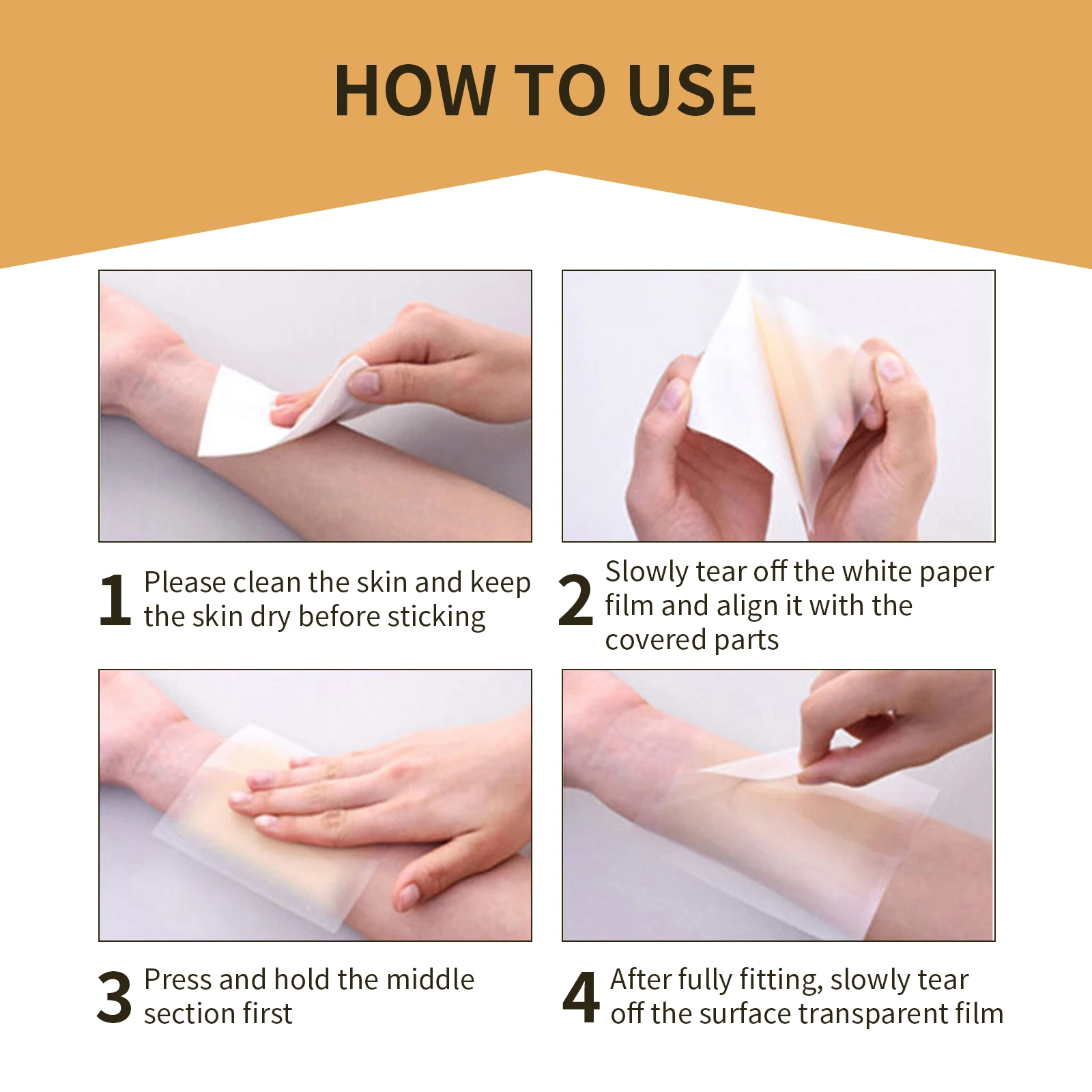 5pcs invisible concealer stickers cover scars, tattoos, spots, skin concealer, invisible waterproof, breathable and durable