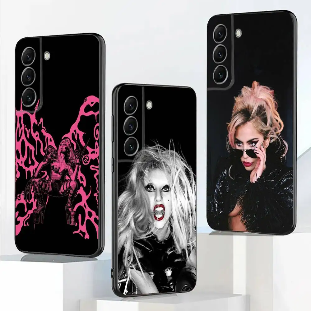 

Singer L-Lady G-Gaga Phone Case For Samsung Galaxy A20,A21s,A22,A31,A32,A52,A53,A72,73,A80,A91 Soft Black Cover