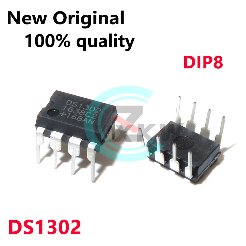 20~100/PCS New DS1302 DS1302N DIP-8 Clock chip timing circuit chip In Stock