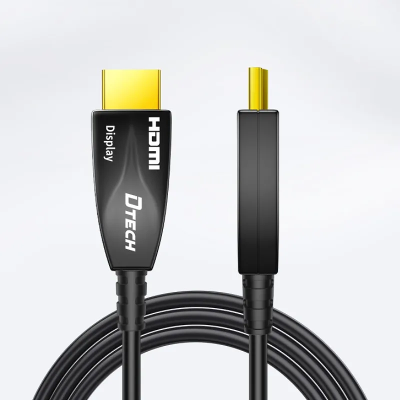 DTECH 15m HD Video Cable Hdmi Port 4K 60Hz HDMI Optical Cable With PVC Jacket for 4K HDTV Projector Monitor