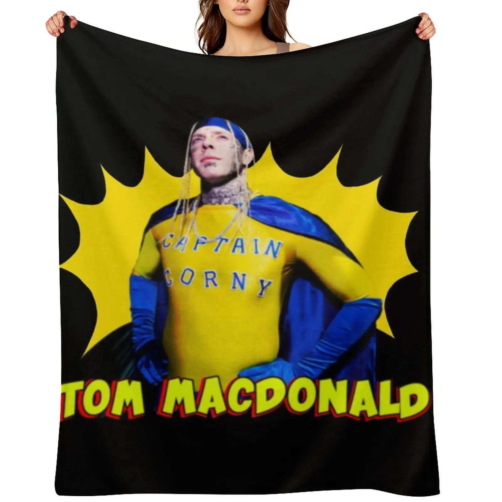 

Tom MacDonald Throw Blanket Shaggy for winter Thermals For Travel For Decorative Sofa Blankets