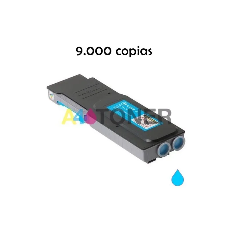 Toner Dell C3760 cyan alternative, compatible with original toner Dell 593-11122 / 1M4KP A4toner.com