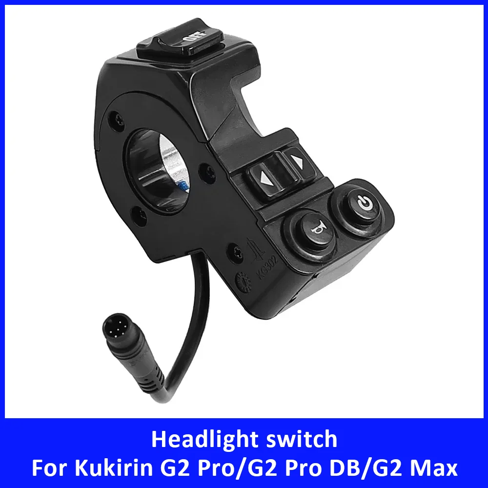 

Light Horn and Indicator Switch for Kukirin G2 Pro G2 Pro DB G2 Max Electric Scooter 4 in 1 Switch Replacement Parts