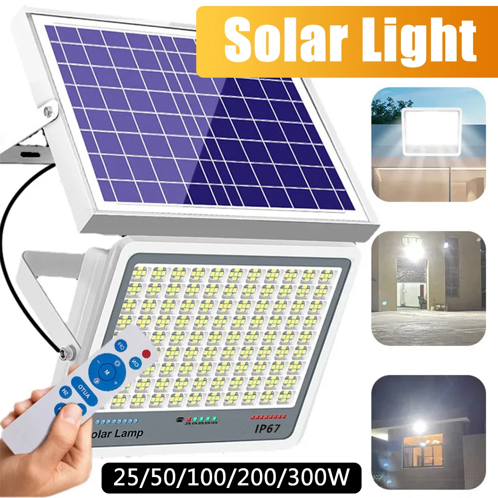 Solar Lamp Outdoor Courtyard Lighting Induction Street Light Waterproof Floodlight Ultra Brightness