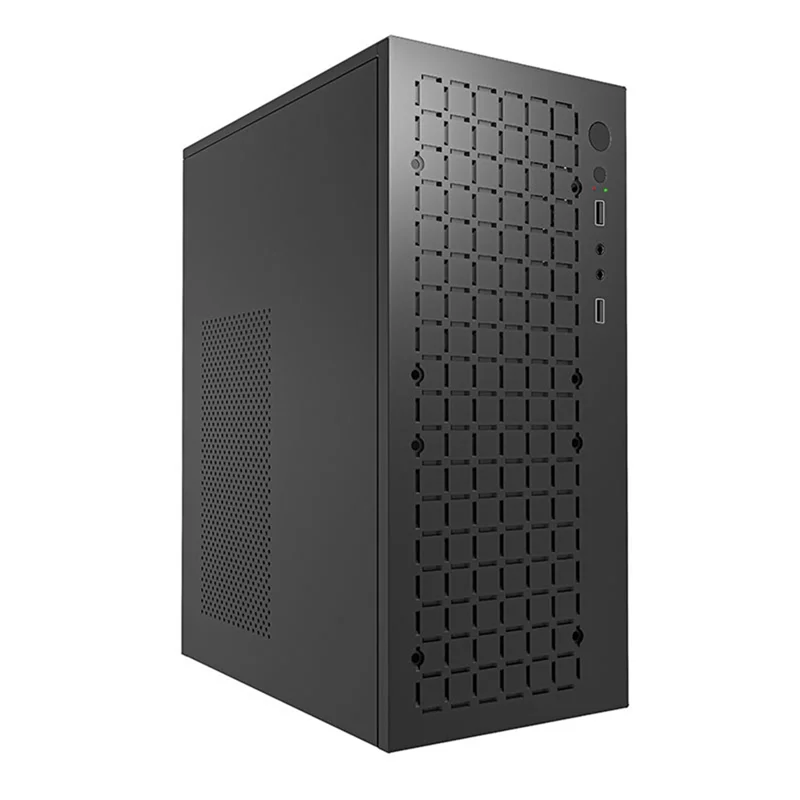AU61-MINI Computer Case M-ATX/ ITX Computer PC USB2.0 Chassis Support SSD 3.5 Inch HDD Mini PSU Case Replacement Spare Parts