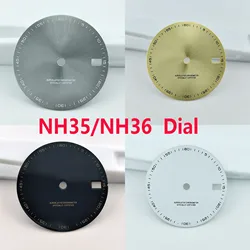 Watch dial S dial No Luminous dial Suitable for NH35/NH36 movement watch accessories Watch repair tool