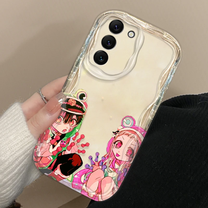 Toilet Bound Hanako Kun Cover For S21 S23 S24 Ultra Plus FE A55 A35 A25 A05S A54 A53 A52 A33 A32 Wave Oil Phone Case