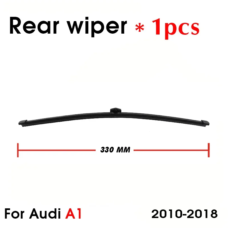 Car Wiper Blade Rear Back Window Windscreen Windshield Wipers For Audi A1 Hatchback 330 mm 2010-2018 Auto Accessories