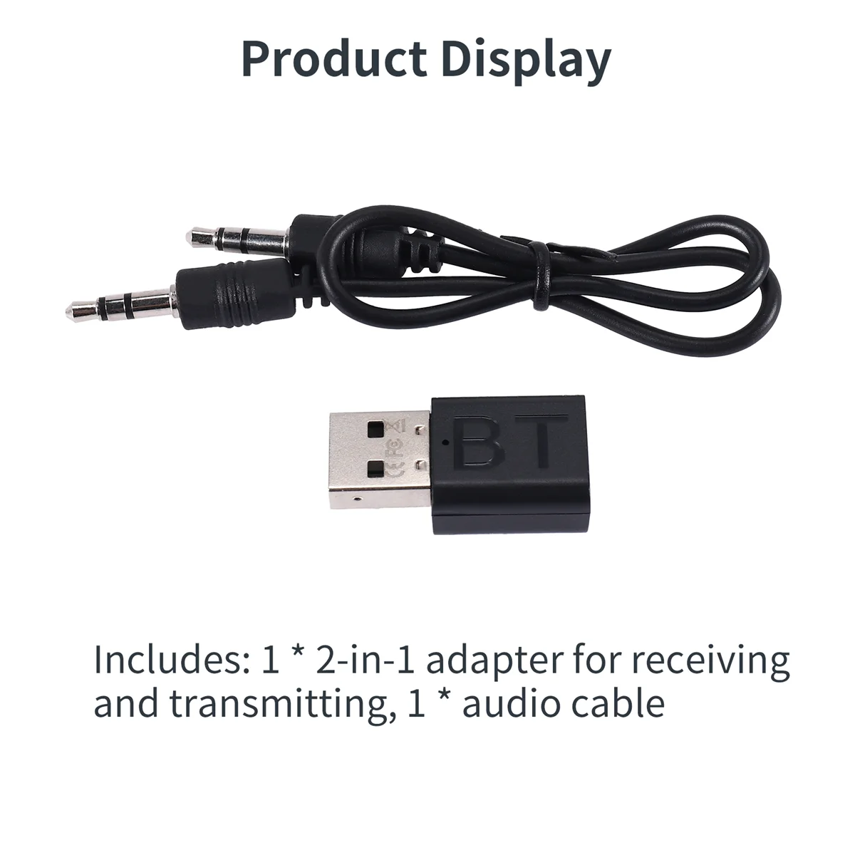 Adaptador USB popular del equipo del coche del indicador LED del receptor del transmisor de Bluetooth 5.0