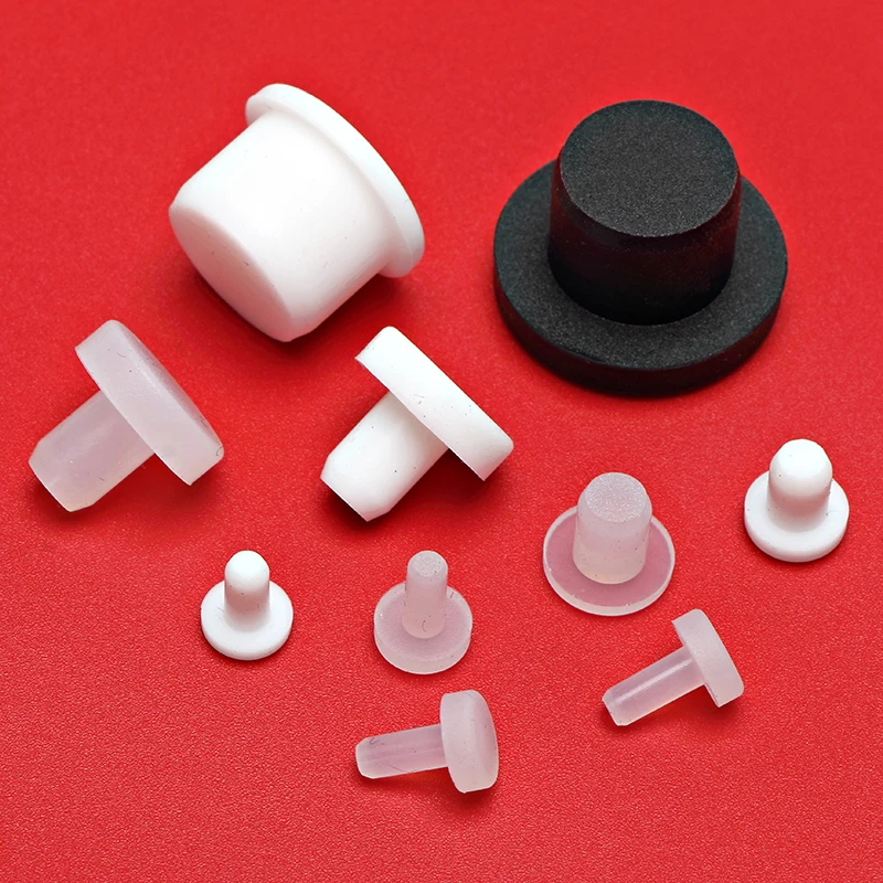 Silicone Joint Rubber plug Silicone High Elasticity Stopper Nut Plugs Round Pipe Cap Ring Sincere Washer Threaded Hole Dust PVC