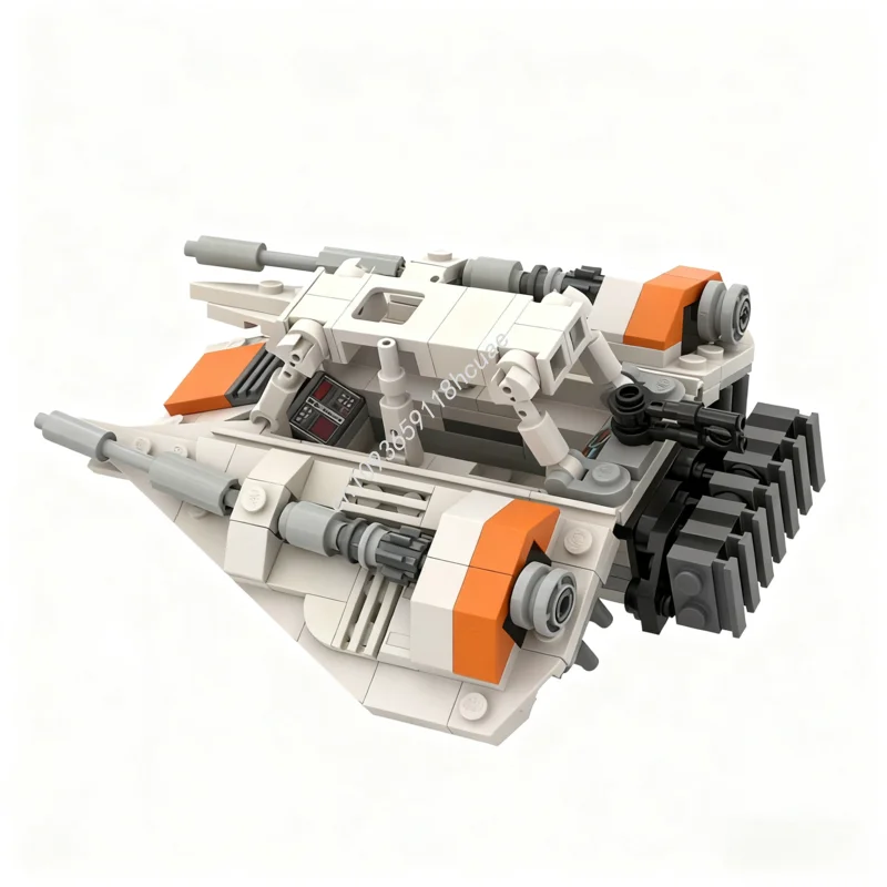 245 Stück MOC Snowspeeder Minifigur Scale Star Battle Modell Bausteine Kinderidee Modulares Bastelspielzeug Geburtstag Weihnachtsgeschenke