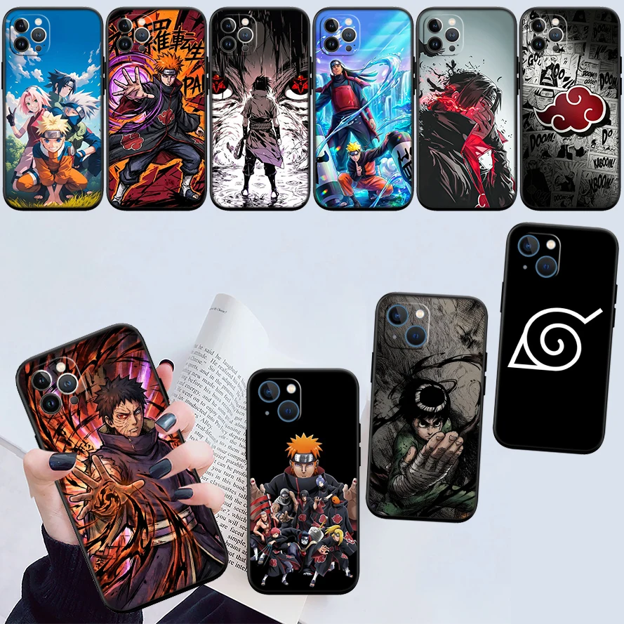 II2 Akatsuki Naruto Phone Case for Samsung Galaxy S20 S21 S22 Ultra FE Plus A21S A22 A24 A25 A26 A30 A30S A31