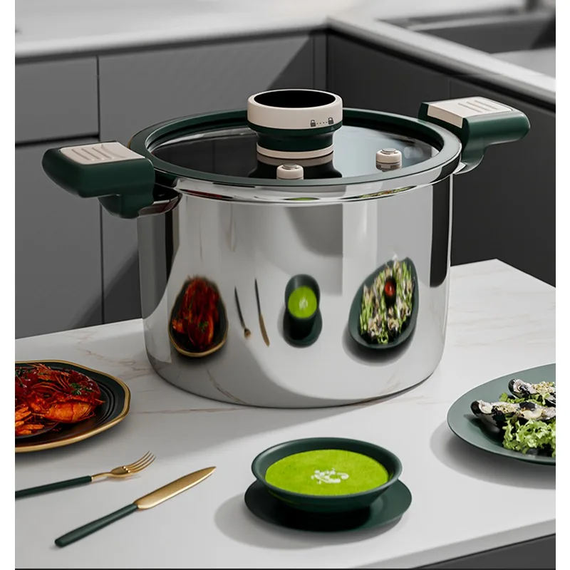 New 304 three-layer steel pressure cooker multi-function pot with steamer universal for cooking boilers and stoves