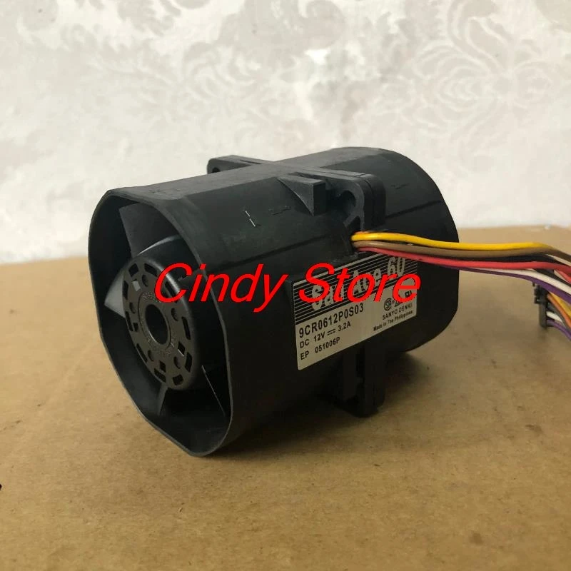 Round High Power Turbina Elétrica Turbina para Sanyo, Auto Car Turbo Supercharger, Impulsionar Ventilador de Entrada, 12V, 3.2A, 4A, 1Pc