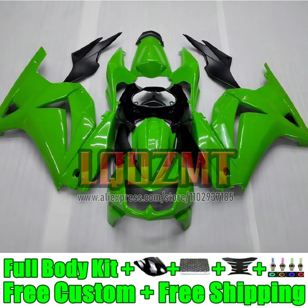 Stock Green Injection For KAWASAKI NINJA ZX 250R EX 250 ZX250R EX250 2008 2010 2011 2012 63No.0 ZX-250R 08 09 10 11 12 Fairing