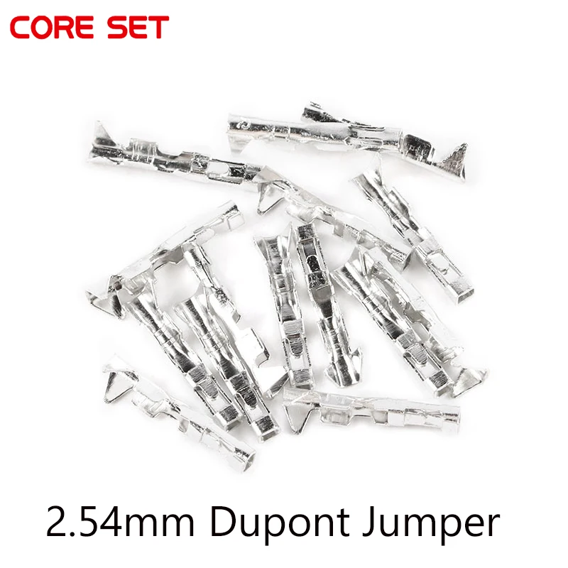 200Pcs/lot 2.54mm Pitch Female Pin Connector For Dupont Jumper Wire Cable High Quality