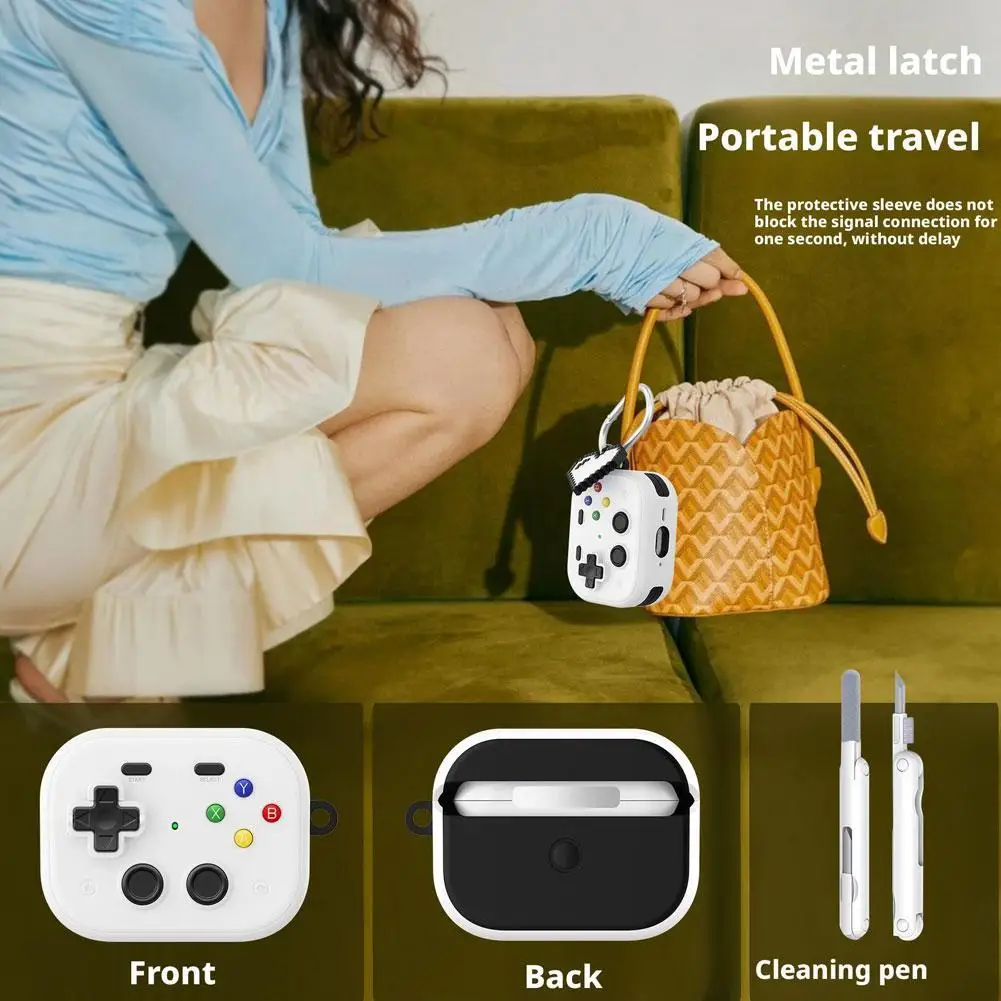 Чехол 2025 для Airpodspro3 с брелком, мягкий силиконовый защитный классический милый дизайн игровой консоли, чехол для Airpods Pro 3
