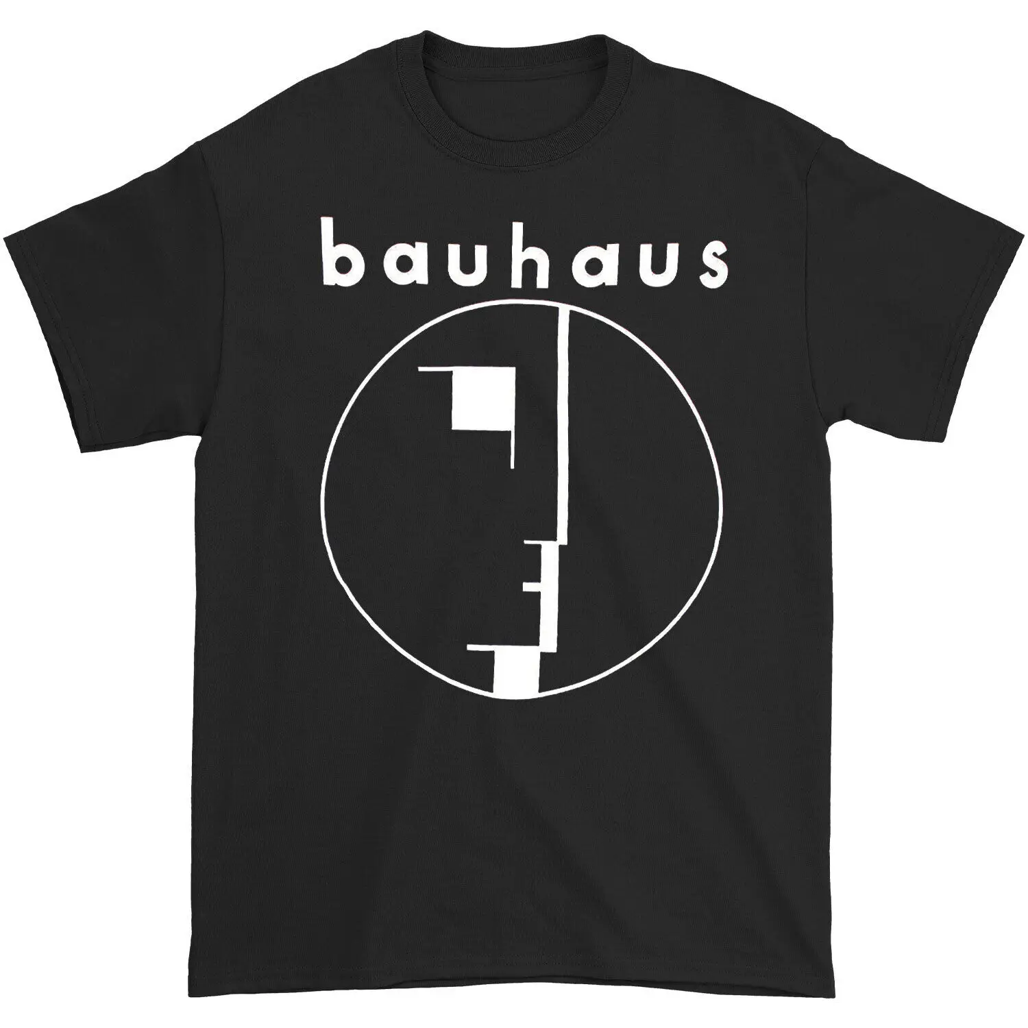 Men's Bauhaus Spirit Logo T-shirt Medium Black