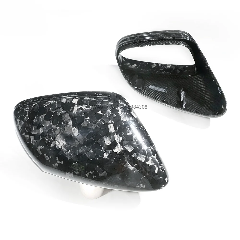 

992 Dry Carbon Fiber Mirror Cover for 911 9j1 Taycan Forged Carbon Door Shell Replace Auto Mirror Casing 2019+