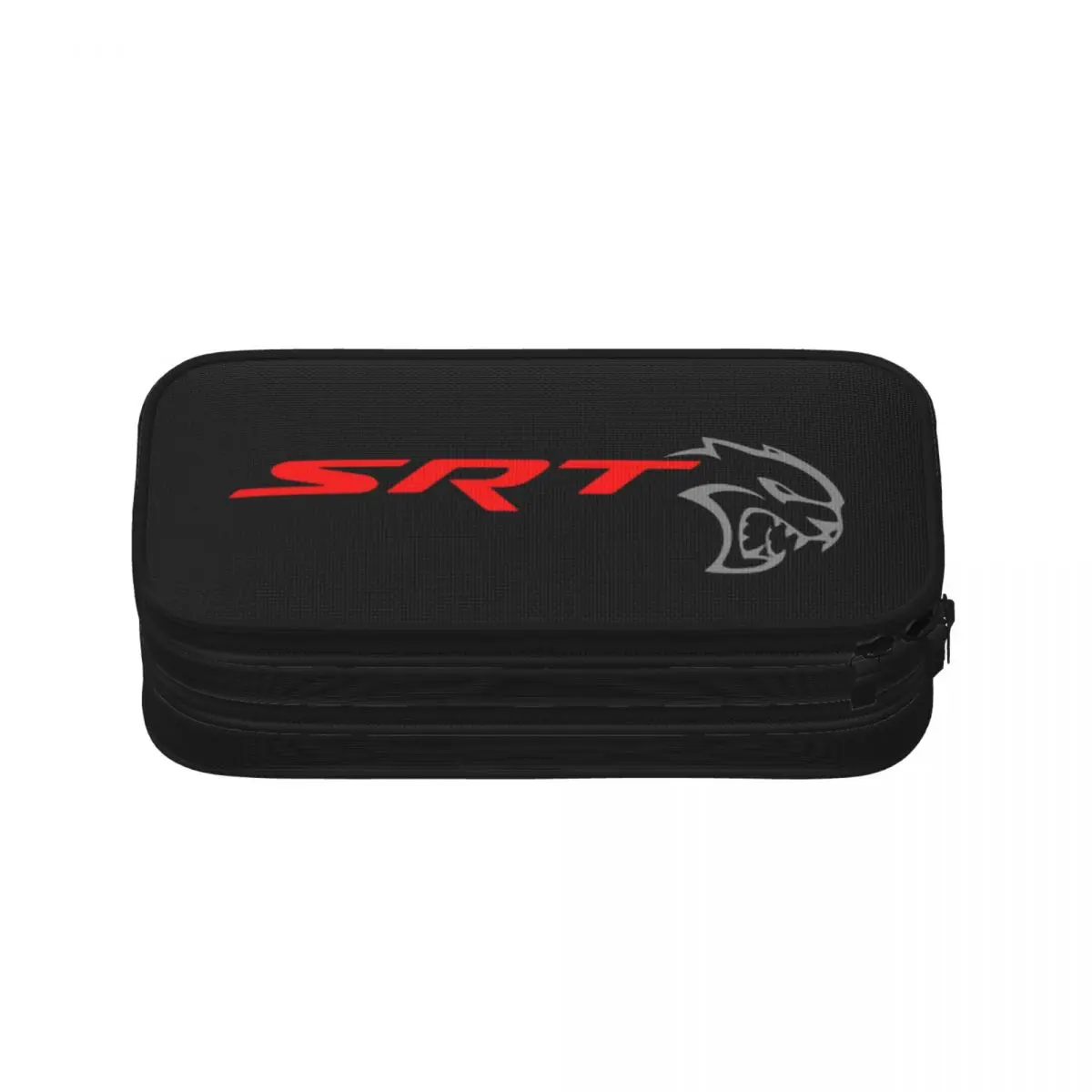 SRT Hellcat Demon Dodge Challenger Car Racing Pencil Cases Large Storage Pen Bags Pen Box Pencil Pouch For Boys Girls Students