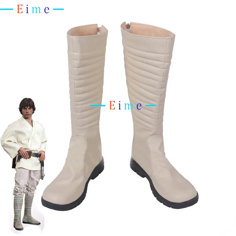 

Новая обувь для косплея Hope Luke Skywalker, обувь из искусственной кожи, карнавальные ботинки на Хэллоуин, реквизит для косплея, индивидуальный заказ