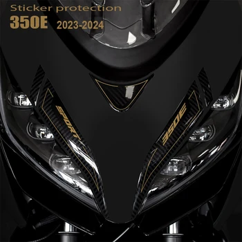 ערכת הגנה על מדבקת 3D לאביזרי אופנוע מדבקה דקורטיבית נגד שריטות עבור Zontes 350E 2024 2023