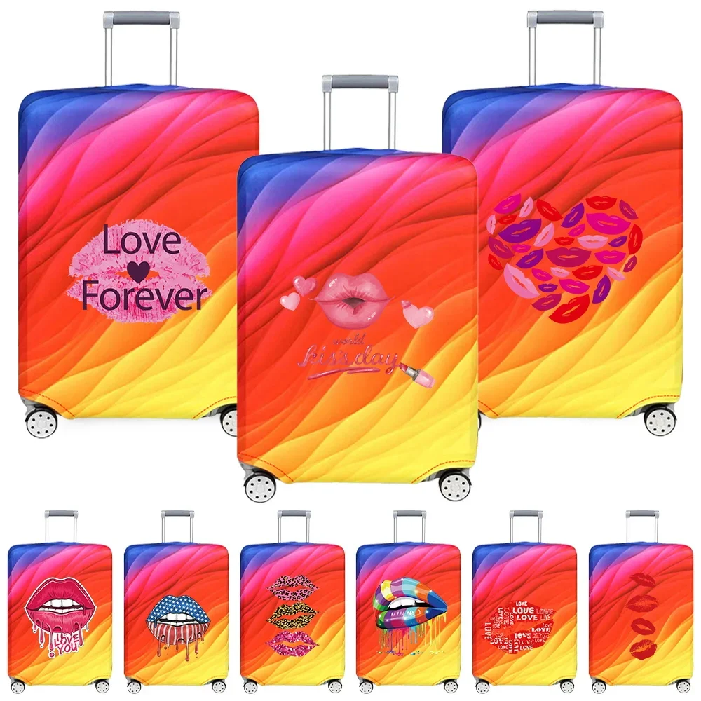 Portable Stretch Fabric Luggage Protective Cover Simplicity Dust Cover Anti-Scratch Protective Mouth Series Travel Accessories