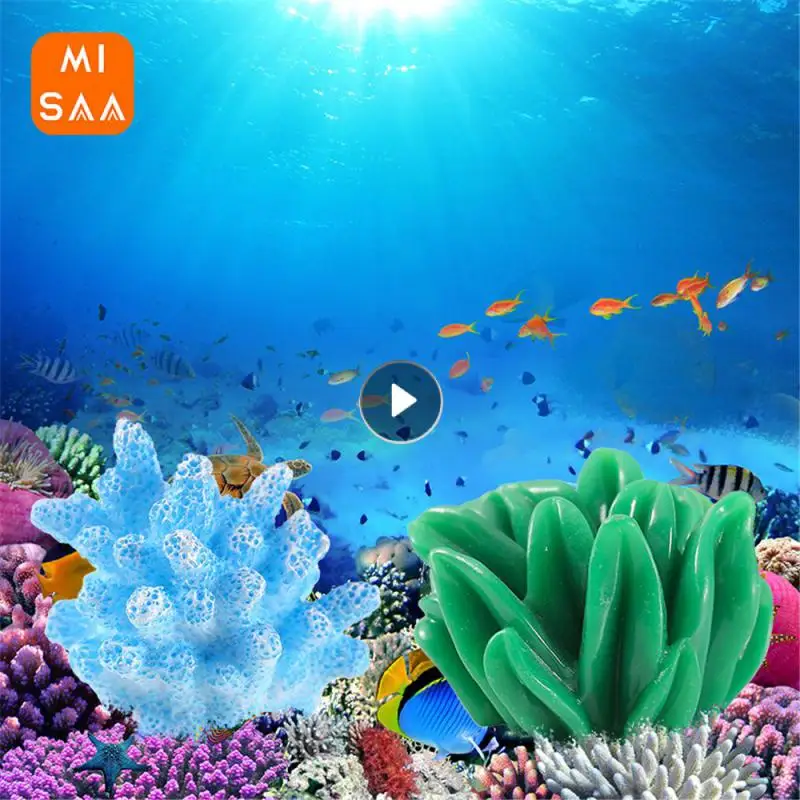 Accesorios para acuario, decoración del hogar, cultura de peces, accesorios para peceras, colores brillantes, suministros para peces y vida acuática, Mi Mini