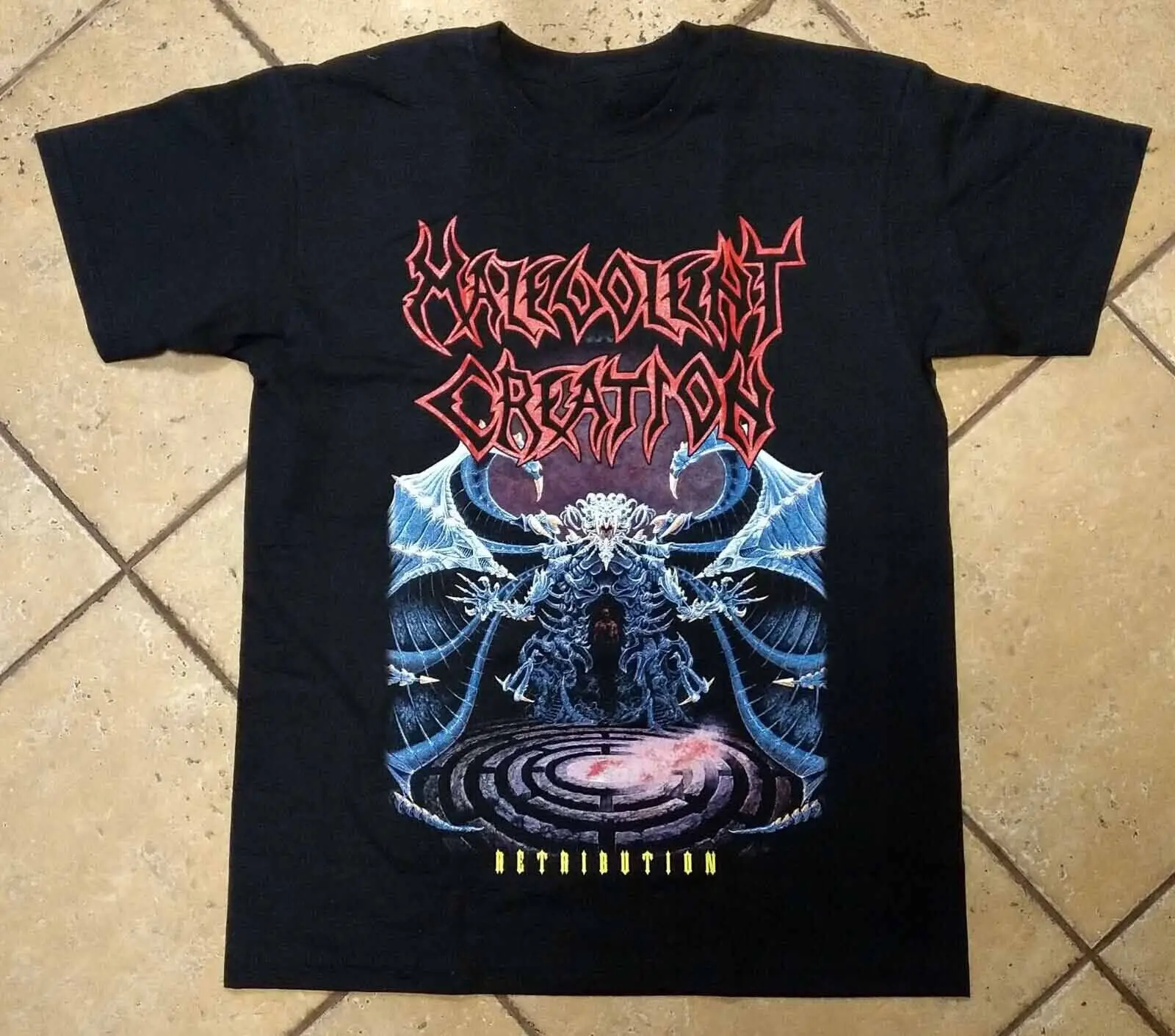 Malevolent Creation Retribution Shirt Classic Black Unisex S-5XL HB256