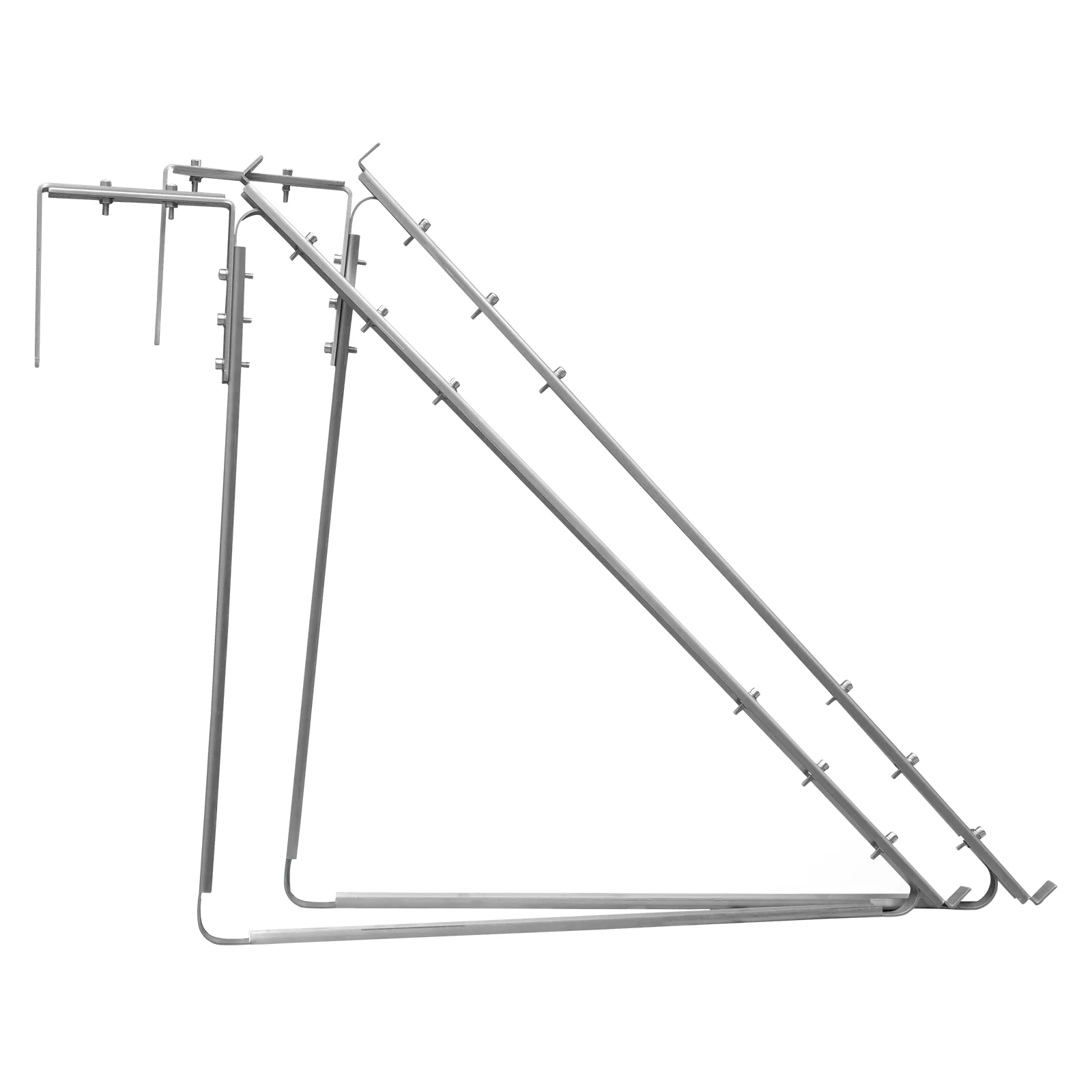 태양 전지 패널 마운트 스탠드, 태양 전지 패널 브래킷, Balcone 또는 Houses 오프 그리드 시스템 또는 네트워크 연결, 27.55 인치 (70cm) 200W