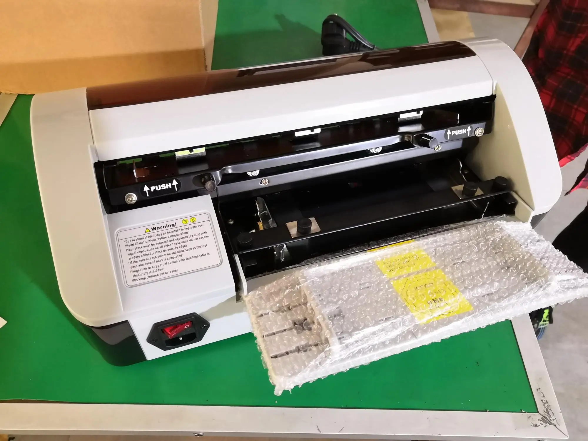 High Precision Professional A4 A3 Paper Card Cutter Automatic Business Card Slitting Machine