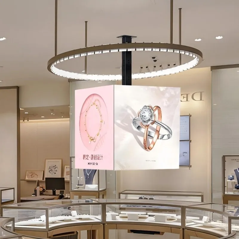 Creative Indoor  Rectangular LED Display Screen Retail