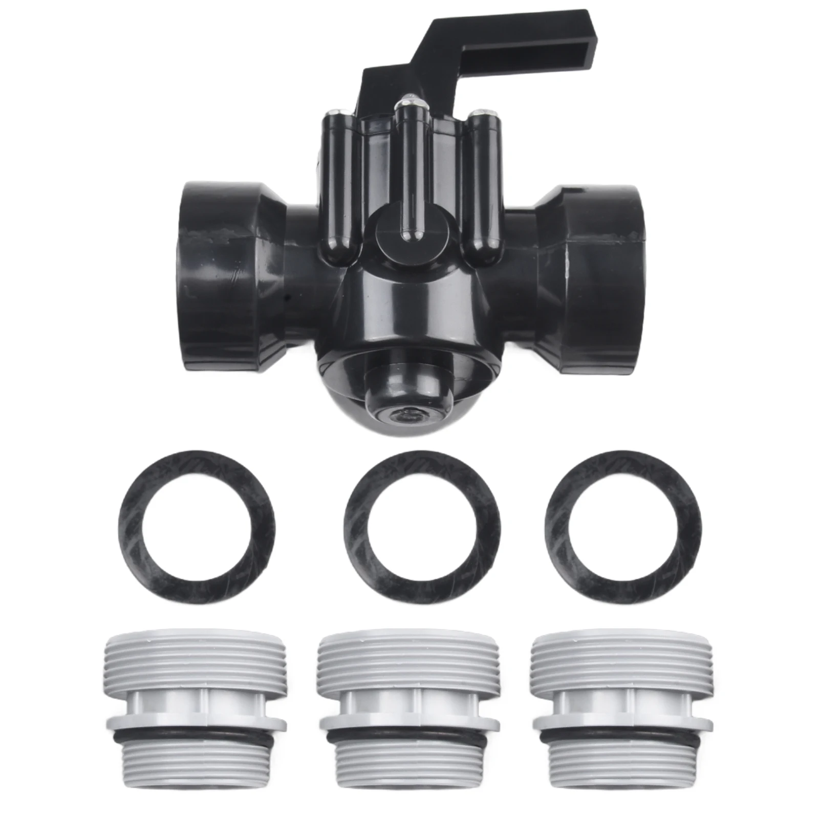 

Pool Hose Fitting 3 Way Pool Valve Diverting Left Male Threaded Opening Mixing Right Barbed Outlet Pool Equipment